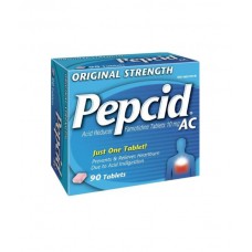 Pepcid AC Original Strength Acid Reducer Tablets Таблетки от изжоги 90шт