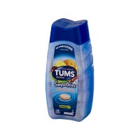 TUMS Antacid Smoothies Assorted Fruit Extra Strength 750 Жевательные Пастилки от Изжоги 140 таб