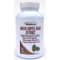 Препарат для похудения Diet Works Green Coffee Bean Extract - Экстракт зеленого кофе 120 капсул