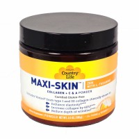 Комплекс витаминов для кожи, волос и ногтей Maxi Skin Zen L-theanine Collagen Powder Country Life, 100 грамм