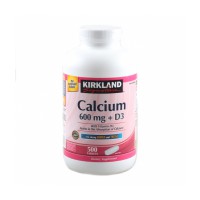 БАД для кожи, волос и ногтей Calcium + D3 Kirkland Signature 600 мг, 500 штук