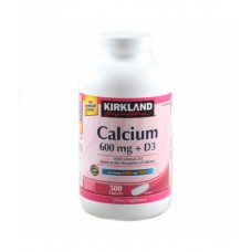 БАД для кожи, волос и ногтей Calcium + D3 Kirkland Signature 600 мг, 500 штук