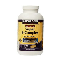 БАД One per Day Super B-complex with Electrolytes Kirkland Signature, 500 таблеток