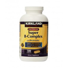 БАД One per Day Super B-complex with Electrolytes Kirkland Signature, 500 таблеток