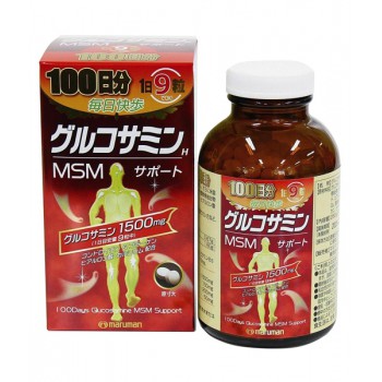 БАД глюкозамин Glucosamine MSM Maruman 900 таблеток