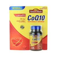 БАД для сердца коэнзим Coq10 Naturally Orange Nature Made 400 мг 60 капсул