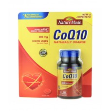 БАД для сердца коэнзим Coq10 Naturally Orange Nature Made 400 мг 60 капсул