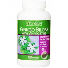 БАД для мозга и памяти Ginkgo Biloba Trunature, 340 капсул