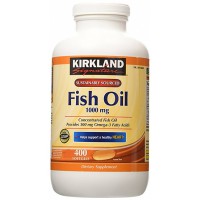 БАД  Omega-3 Fish Oil Kirkland Signature 1000 мг 400 штук