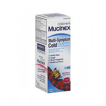 Сироп от простуды для детей Mucinex Childrens Multi-Symptom Cold, 118 мл