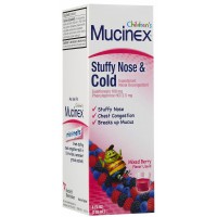 Сироп от простуды для детей от 6 лет Mucinex Childrens Multi-Symptom Cold&Fever, 118 мл