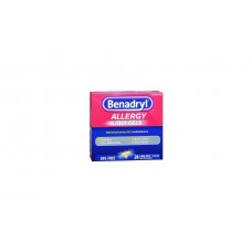 Таблетки от аллергии Benadryl Allergy Dye-Free Liqui-Gels  24 таблетки 25 мг