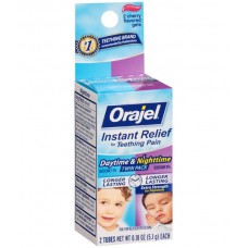 Orajel Instant Relief for Teething Pain Обезболивающий гель для десен при прорезывании зубов 2x5,1г