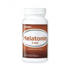 Успокоительные таблетки Мелатонин GNC Melatonin, 3 мг 60 таблеток