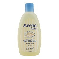 Aveeno Baby Wash & Shampoo Детский шампунь и средство для мытья тела, с легким запахом 236ml