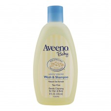 Aveeno Baby Wash & Shampoo Детский шампунь и средство для мытья тела, с легким запахом 236ml