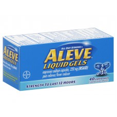 Обезболивающее жаропонижающее средство Bayer Aleve Liquid Gels, 40 капсул