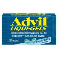 Обезболивающее средство Advil Liqui-Gels, 200 мг 160 капсул