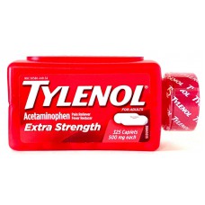 Жаропонижающее средство Тайленол Tylenol Extra Strength Acetaminophen 500 мг  325 капсул