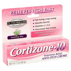 Крем для тела от зуда и высыпаний Chattem Cortizone 10 Feminine Relief Anti-Itch Creme, 28 г