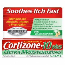 Крем для тела от зуда и высыпаний Chattem Cortizone 10Plus Ultra Moisturizing, 28 г