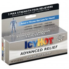 Лечебный крем от болей в спине и ногах Жаркий Лед Icy hot  Advanced Relief, 56 г