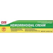 Мазь от геморроя заживляющая CVS Hemorrhoidal Cream Maximum Pain Relief With Soothing Aloe, 51 г