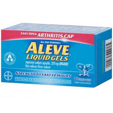 Обезболивающее жаропонижающее средство Bayer Aleve Liquid Gels, 20 капсул