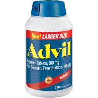 Advil Ibuprofen Pain Reliever Обезболивающее широкого спектра действия 200 mg 360 табл