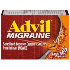 Обезболивающее средство Advil Migraine, 200 мг 20 капсул