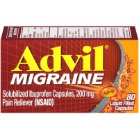 Обезболивающее средство Advil Migraine, 200 мг 80 капсул