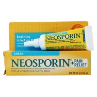 Ранозаживляющий крем с обезболивающим эффектом Neosporin + Pain Relief Cream 14,2 г