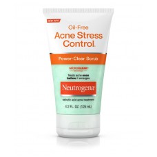 Очищающий скраб для лица Neutrogena Oil-Free Acne Stress Control, Power Clear Scrub, 125 мл