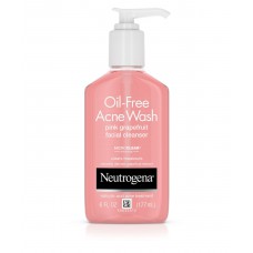 Очищающая пенка для лица Розовый грейпфрут Neutrogena Oil-Free Acne Wash Facial Cleanser Pink Grapefruit, 177 мл