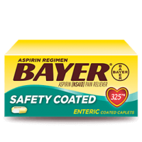 Bayer Aspirin Regimen Safety Coated Аспирин Обезболивающее жаропонижающее средство 100 таб