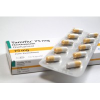 Капсулы от простуды противовирусные Tamiflu Oseltamivir, 75 мг