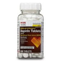 Таблетки от простуды Аспирин CVS Genuine Aspirin Pain Reliever, 325 мг 300 таблеток