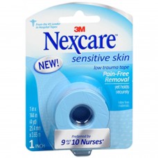  Пластырь тейп эластичный Nexcare Sensitive Skin, 1м