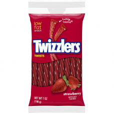 Конфеты для диабетиков Strawberry желейные Twizzlers, 198 гр