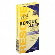 Капсулы от бессонницы Bach Original Flower Remedies Rescue Sleep Liquid Melts, 28 капсул