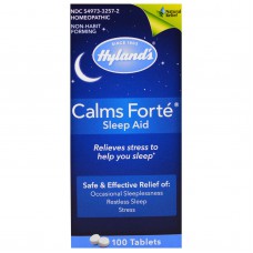 Успокоительные таблетки Hyland's Calms Forté Sleep Aid, 100 таблеток