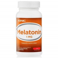 Успокоительные таблетки Мелатонин GNC Melatonin Cherry, 1 мг 60 таблеток