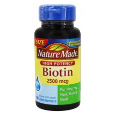 Витамины для волос и кожи биотин Made Biotin Softgels Nature, 150 капсул