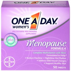 Мультивитаминный и минеральный комплекс для женщин One A Day Menopause Bayer при менопаузе, 50 таблеток