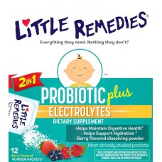 БАД Probiotic Plus Electrolytes Little Remedies, 12 пакетиков