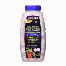 Таблетки от изжоги  Kirkland Signature Chewable Ultra Strength Antacid/Calcium Supplement 265 таблеток