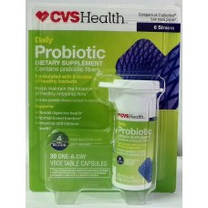 Витамины для пищеварительной и иммунной системы CVS Daily Probiotic 30 капсул