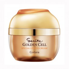 Восстанавливающий крем-лифтинг+лифтинг сыворотка Coreana Senite Golden Cell Special Lifting Cream, 50 мл