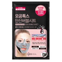 Очищающая кислородная маска Mediheal Mogongtox Bubble Sheet 18 мл - 10 шт