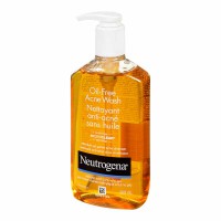 Очищающий гель для умывания лечение акне и пигментных пятен Neutrogena Oil-Free Acne Wash, 269 мл